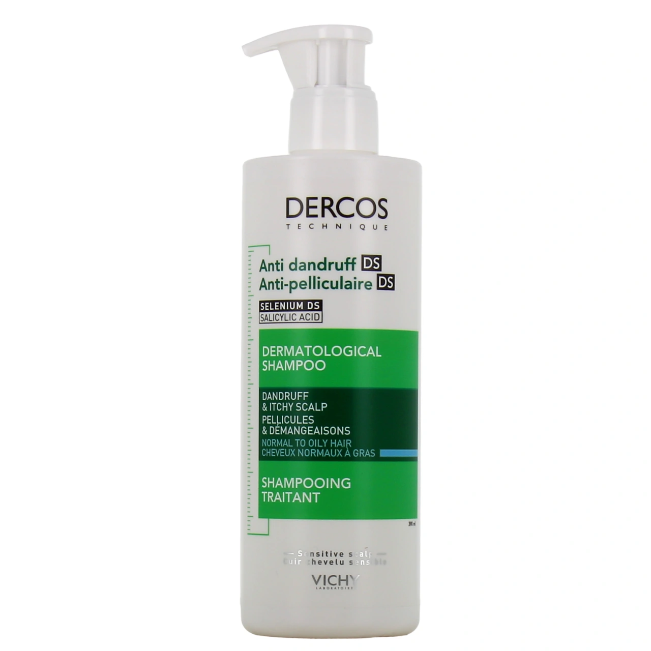 Dercos Shampooing Traitant Anti-Pelliculaire Cheveux Normaux à Gras - Vue 5