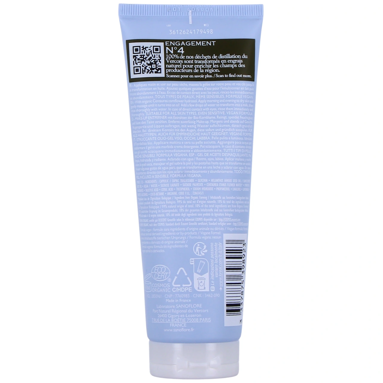Sanoflore Aciana Botanica Gelée d'huile démaquillante - Vue 3