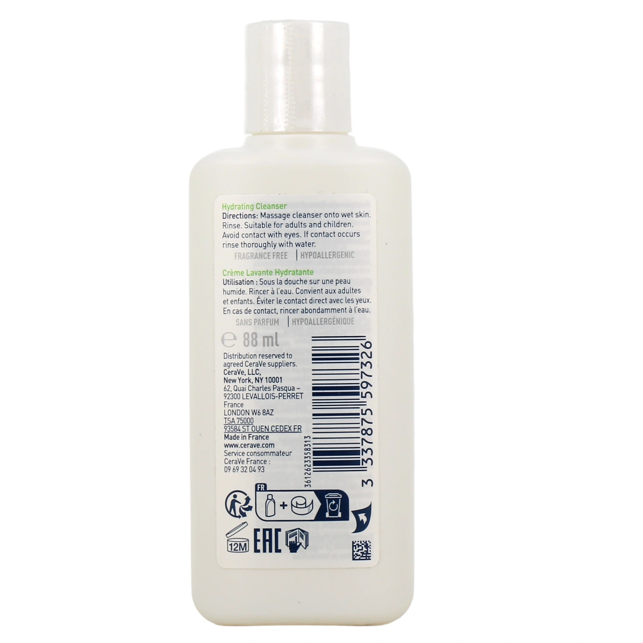 CeraVe Crème Lavante Hydratante - Vue 3