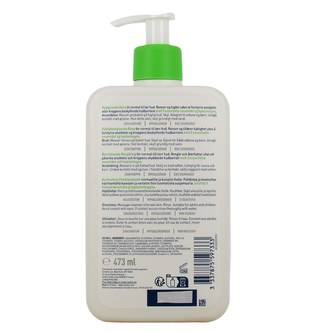 CeraVe Crème Lavante Hydratante - Vue 9