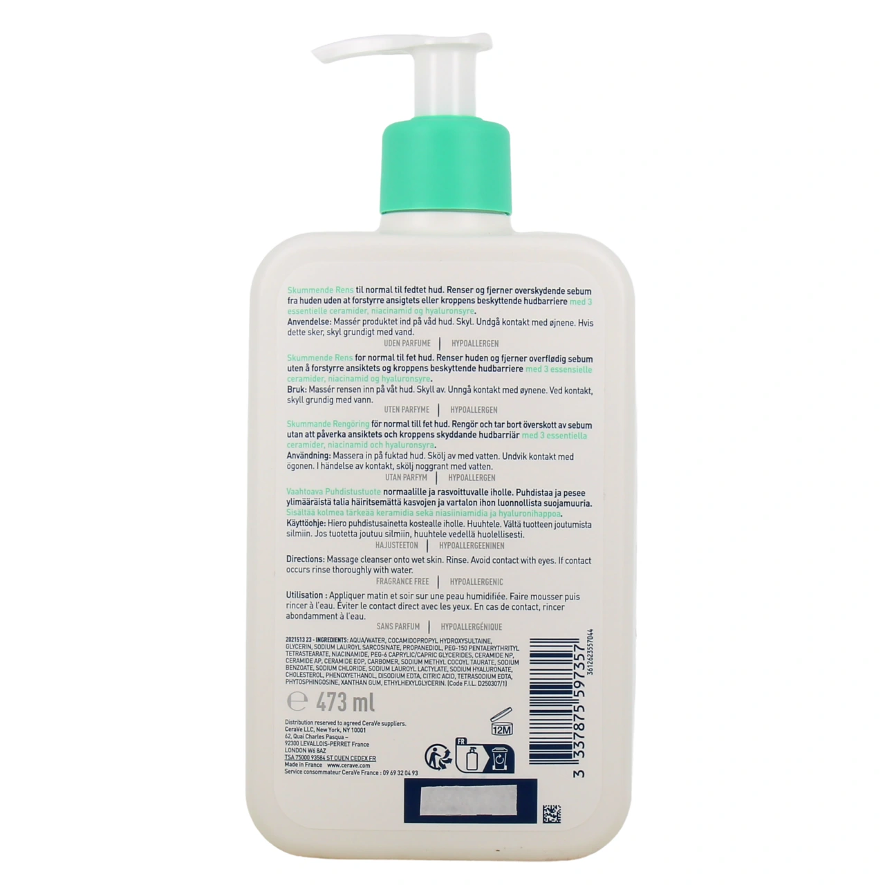 CeraVe Gel Moussant - Vue 3
