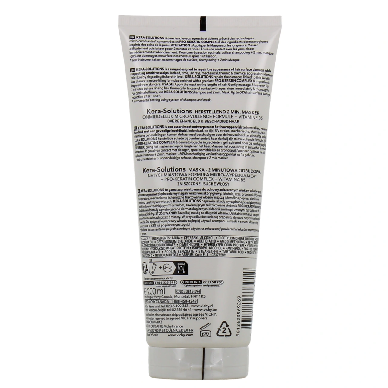 Dercos Kera Solutions Masque Réparateur - Vue 3