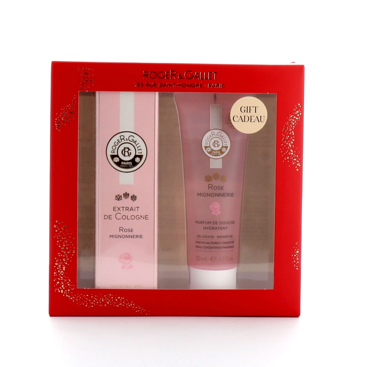 Coffret Noël Rose Mignonnerie - Roger et Gallet