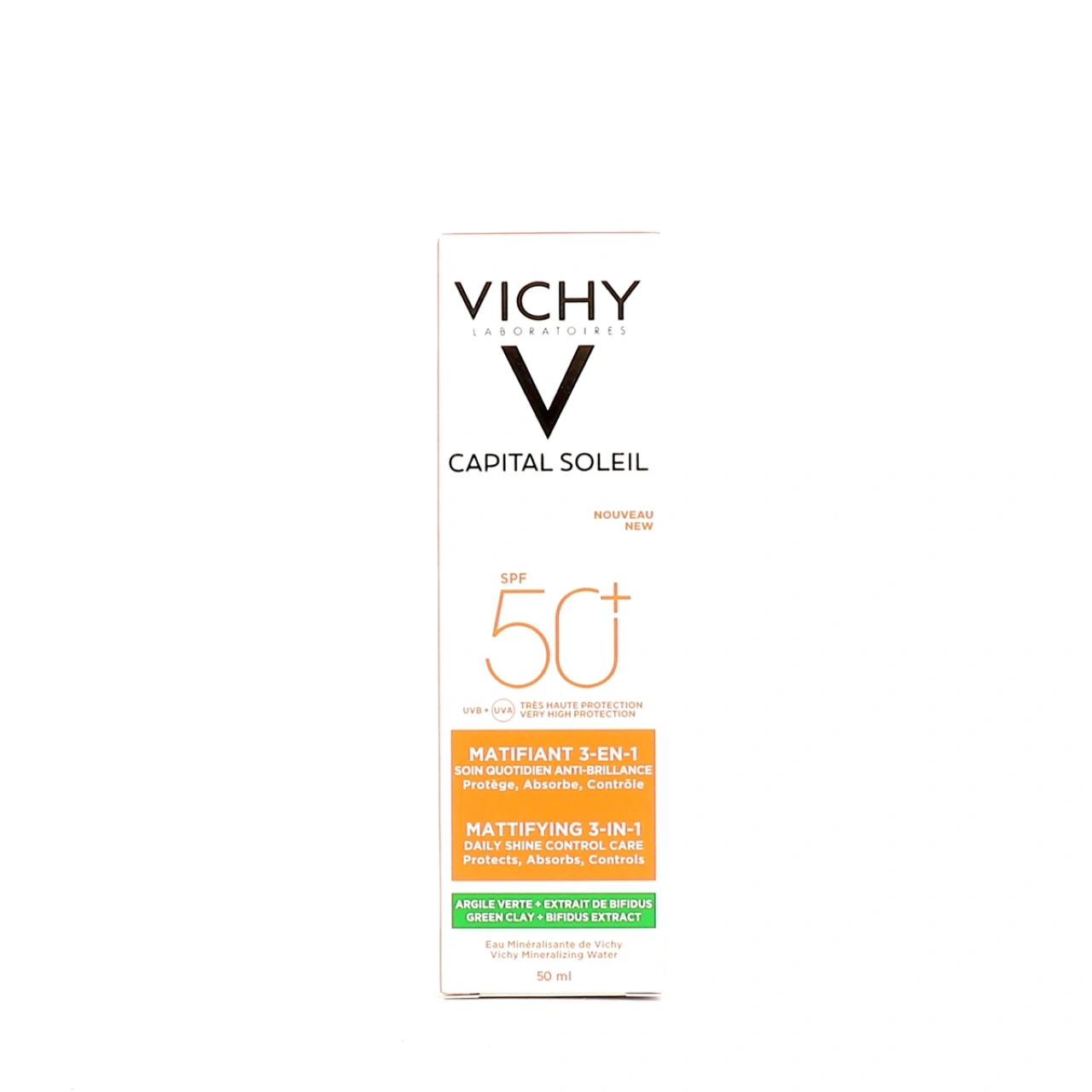 Vichy Capital Soleil Soin Matifiant 3-en-1 SPF 50+ - Capital Soleil