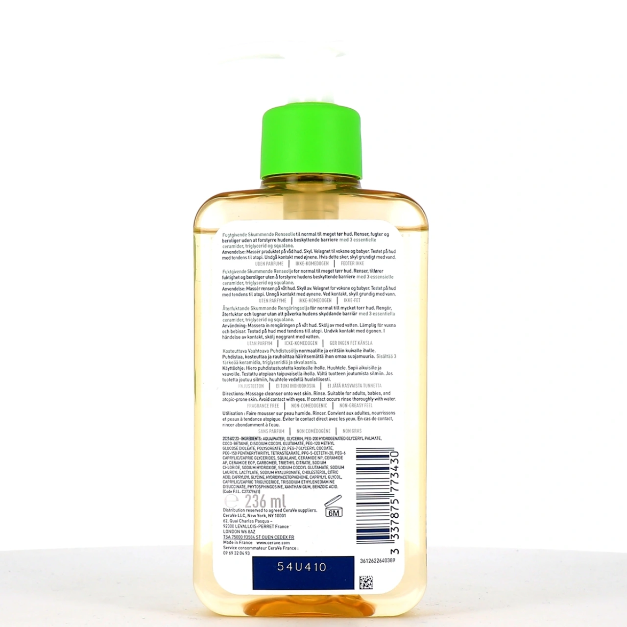CeraVe Huile Lavante Moussante Hydratante - Vue 4