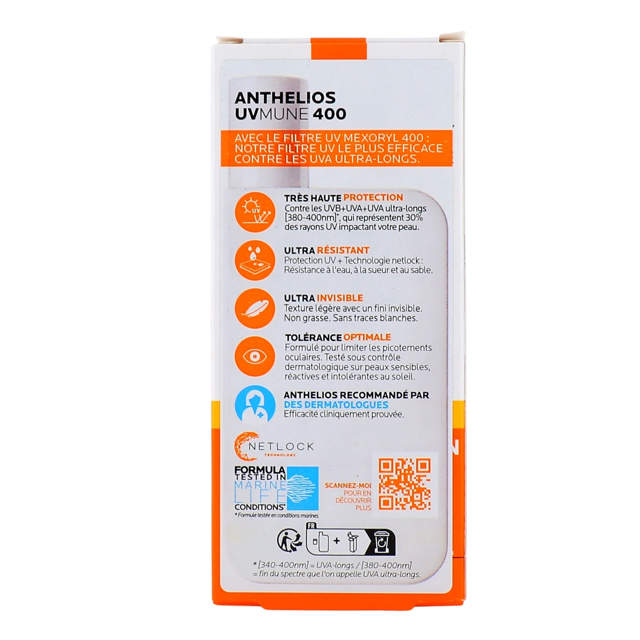Anthelios UVMune 400 Fluide Solaire Invisible SPF 50+ - Vue 3