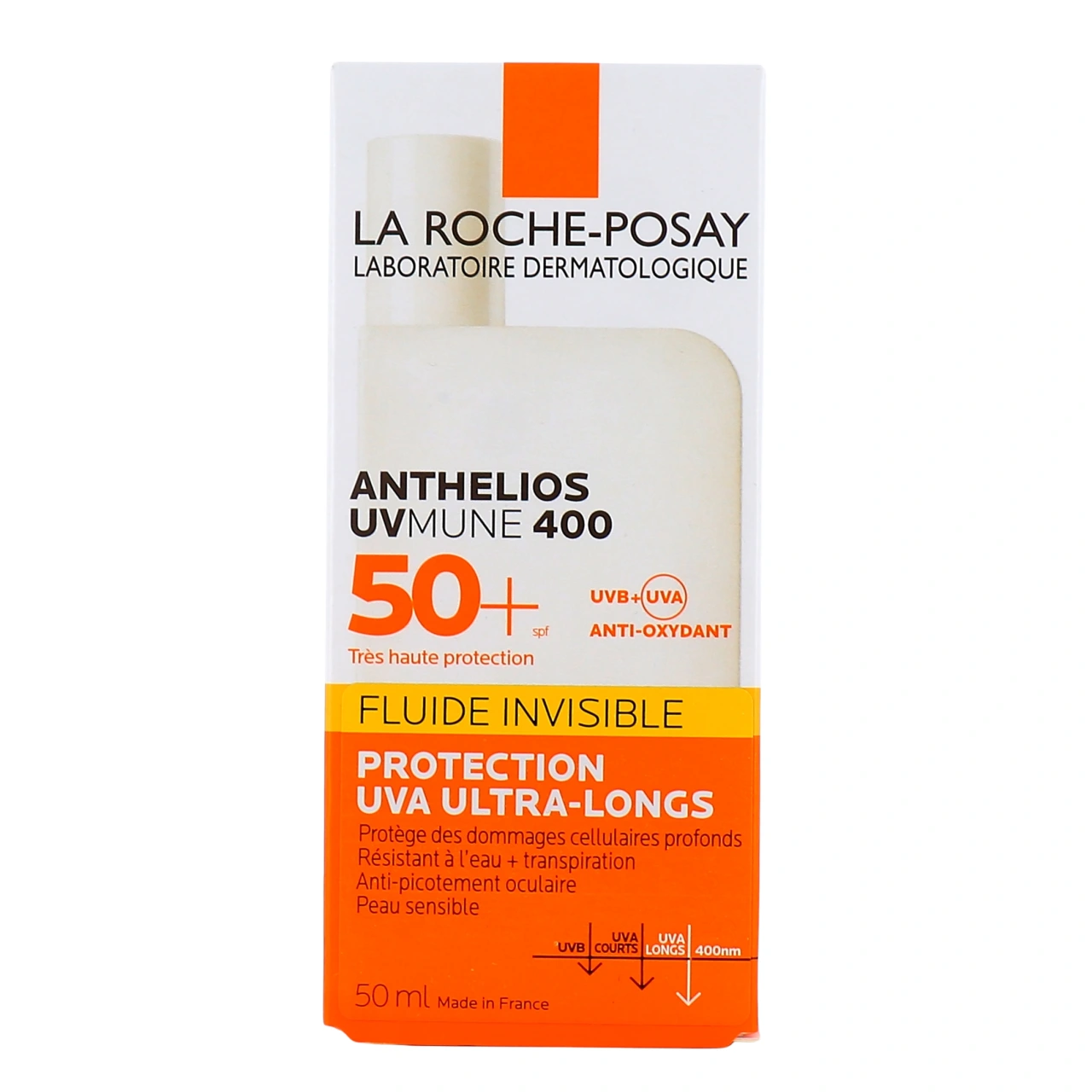 Anthelios UVMune 400 Fluide Solaire Invisible SPF 50+ - Vue 2