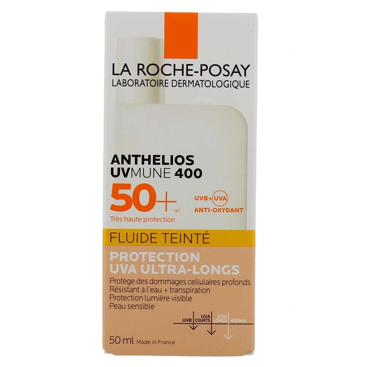 Anthelios UVMune 400 Fluide Solaire Teinté SPF 50+ - Vue 2
