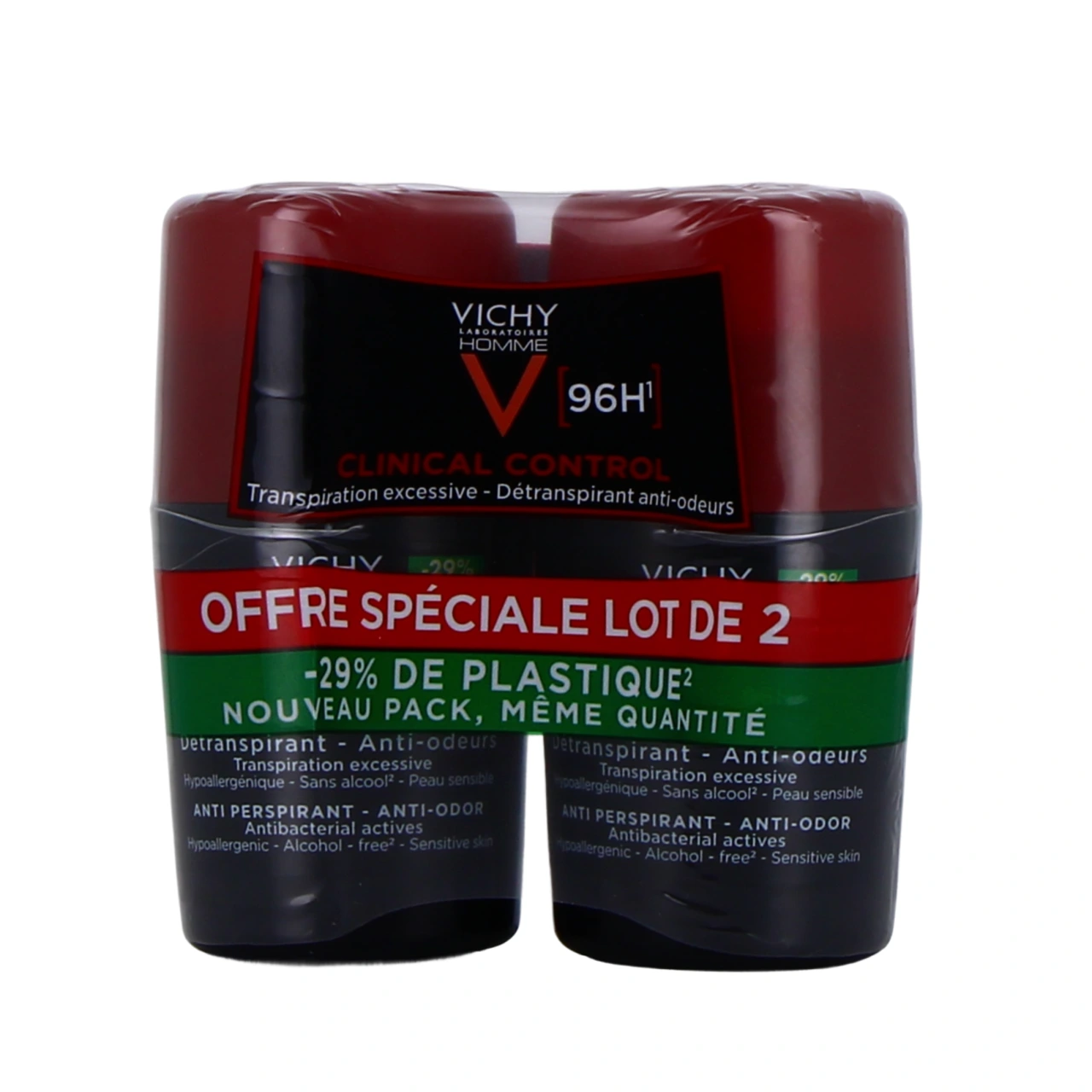 Vichy Clinical Control Détranspirant anti-odeur Homme 96h - Vue 2