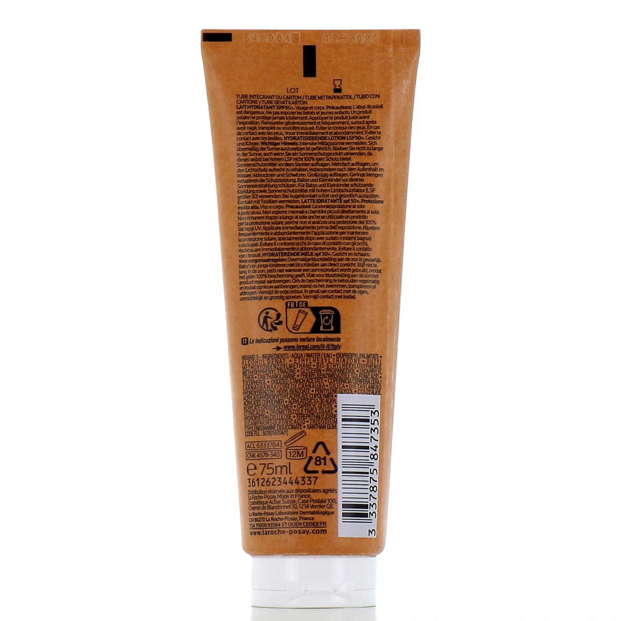 Anthelios Lait Solaire Hydratant SPF 50+ - Vue 3