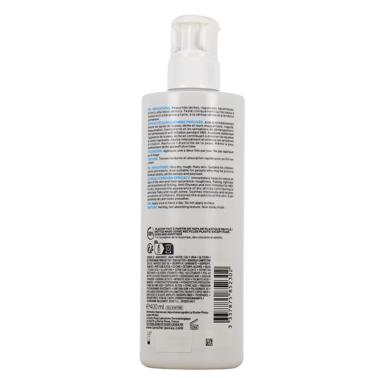 La Roche Posay Urea 10% Lait Hydratant Triple Action Anti-Squames - Vue 6