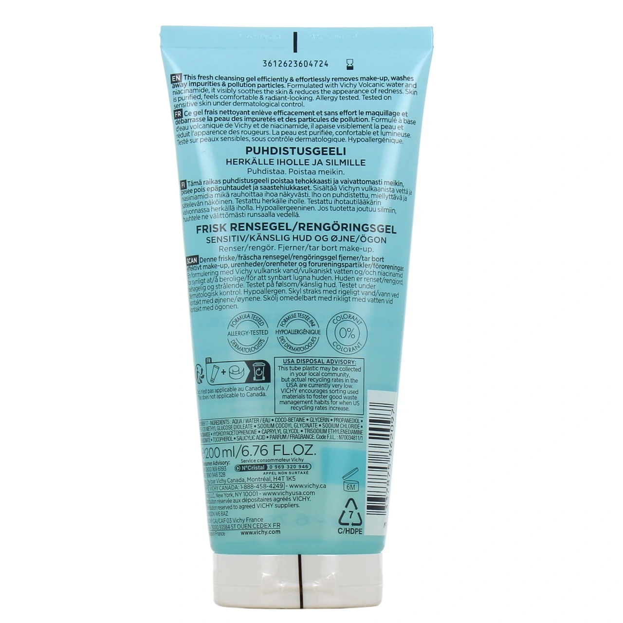 Vichy Pureté Thermale Gel Frais Nettoyant - Vue 3