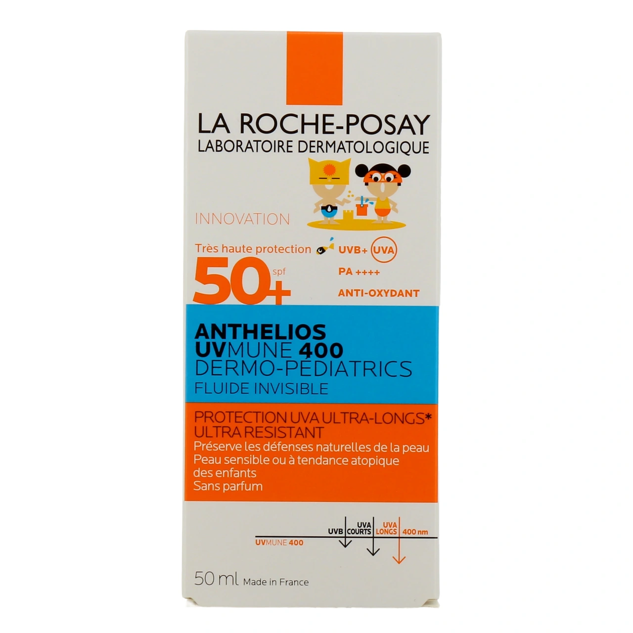Anthelios UVMune 400 Dermo-Pediatrics Fluide Solaire SPF50+ - Vue 2