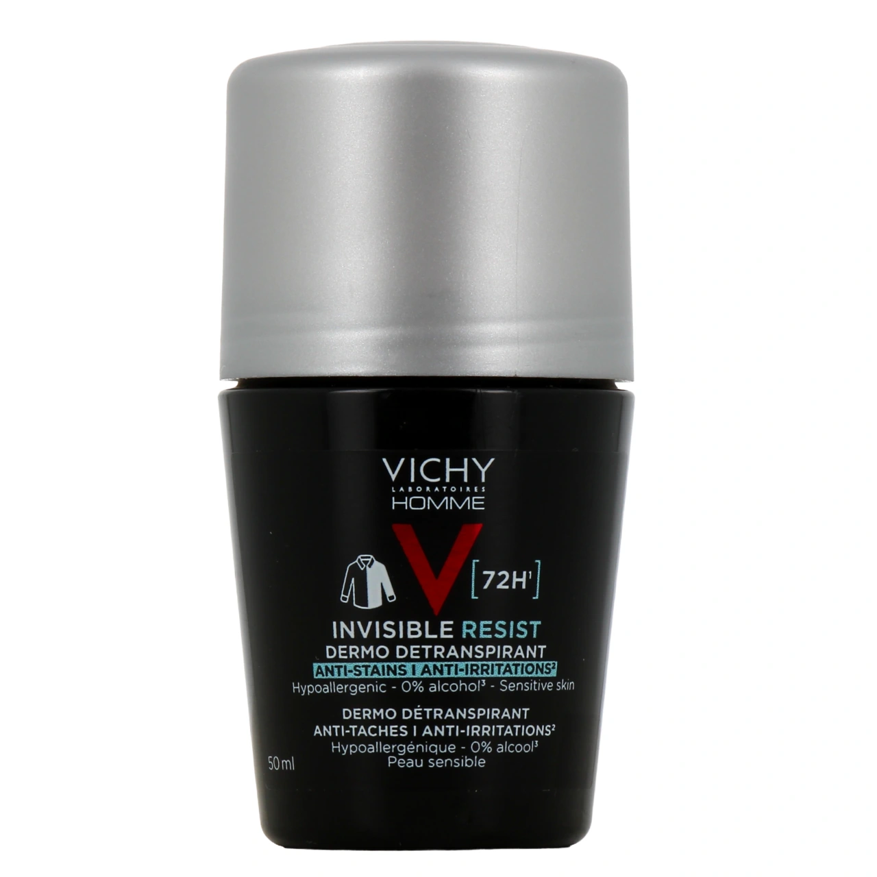 Vichy Homme Déodorant Invisible Resist Dermo Détranspirant 72h - Vue 2