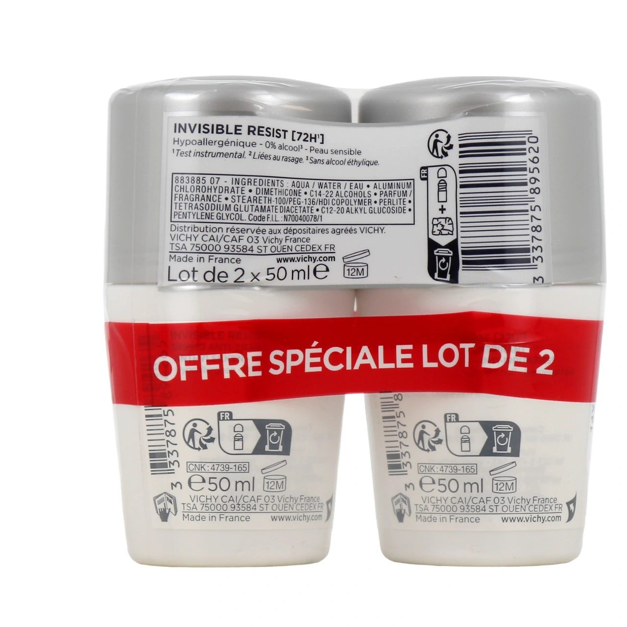 Vichy Déodorant Invisible Resist 72h Dermo Détranspirant - Vue 9