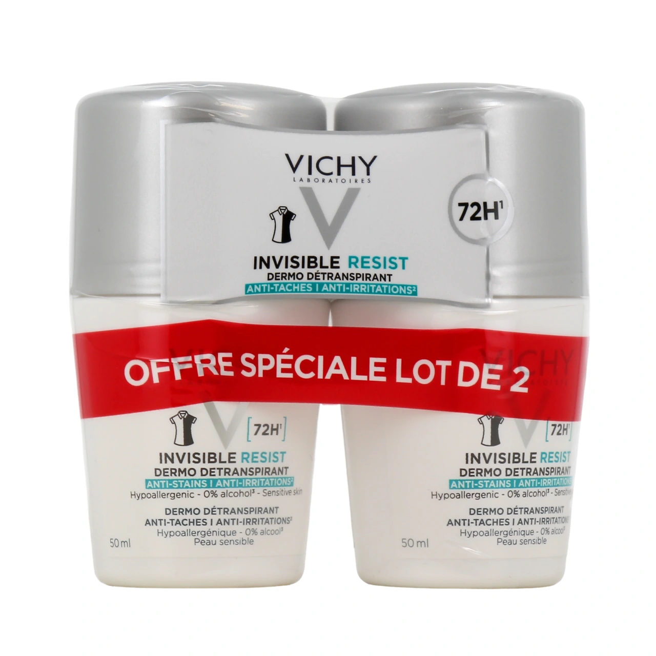 Vichy Déodorant Invisible Resist 72h Dermo Détranspirant - Vue 8