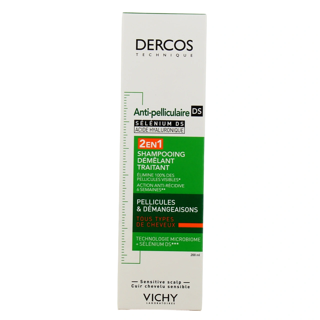 Dercos Shampooing Démêlant Traitant Anti-Pelliculaire 2en1 - Vue 2