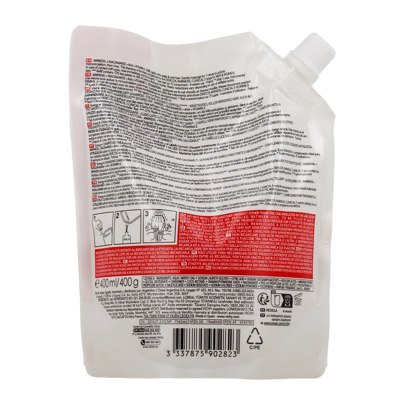 Dercos Energy+ Shampooing Stimulant - Vue 9