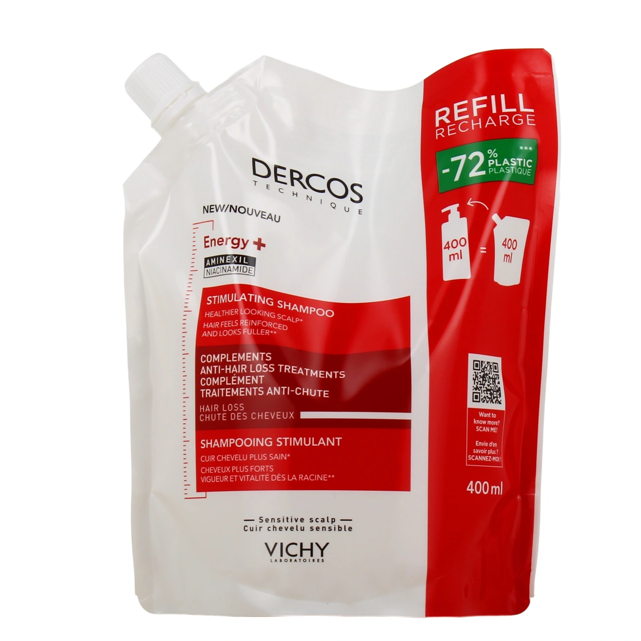 Dercos Energy+ Shampooing Stimulant - Vue 8