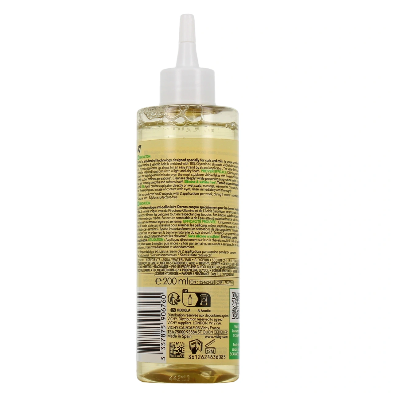 Dercos Shampooing Fluide Moussant Anti-Pelliculaire - Vue 3