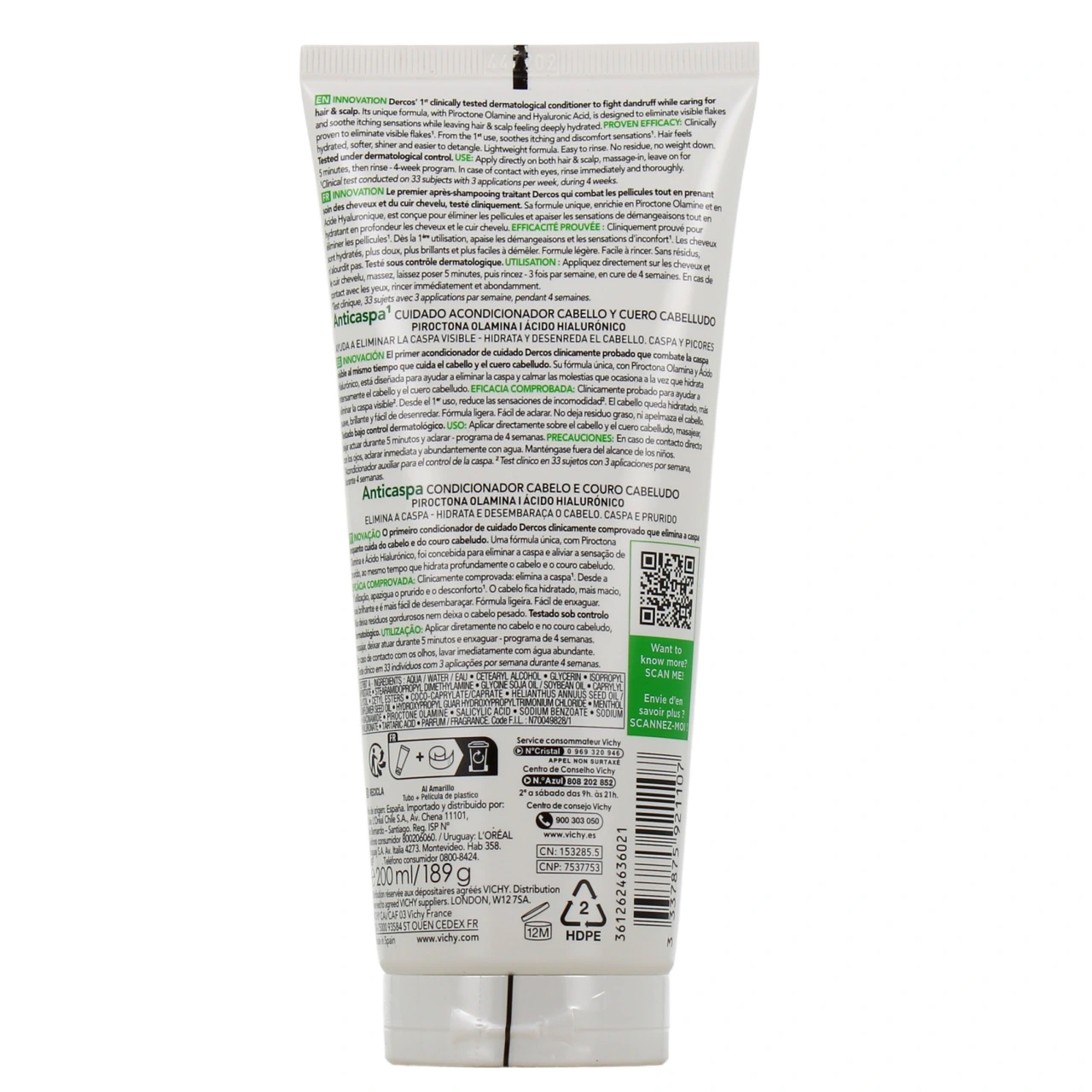 Dercos Après-Shampooing Traitant Anti-Pelliculaire - Vue 3