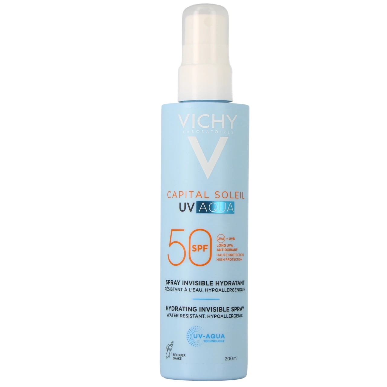 Vichy Capital Soleil UV-Aqua Spray Invisible SPF 50 - Vue 2