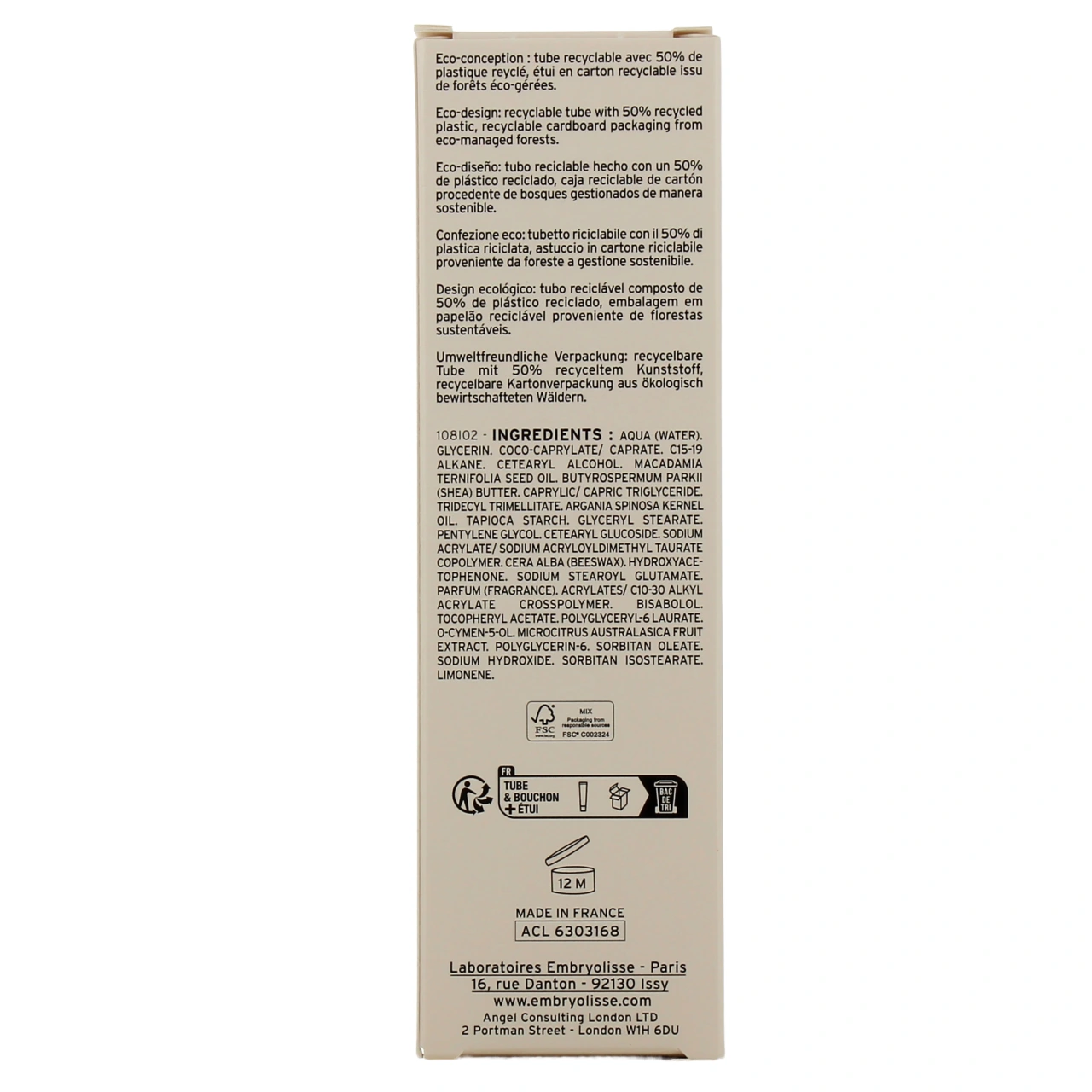 Embryolisse Active-Peeling Nuit - Vue 3