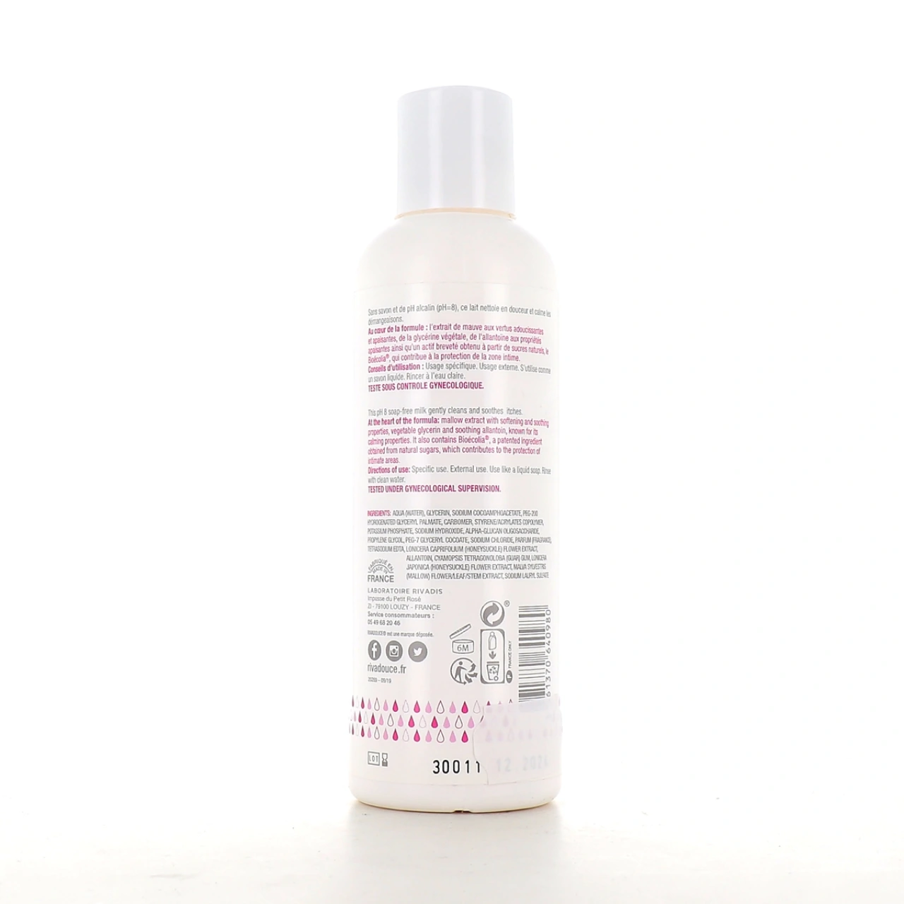 Rivadouce Lait Apaisant Hygiène Intime - Vue 2