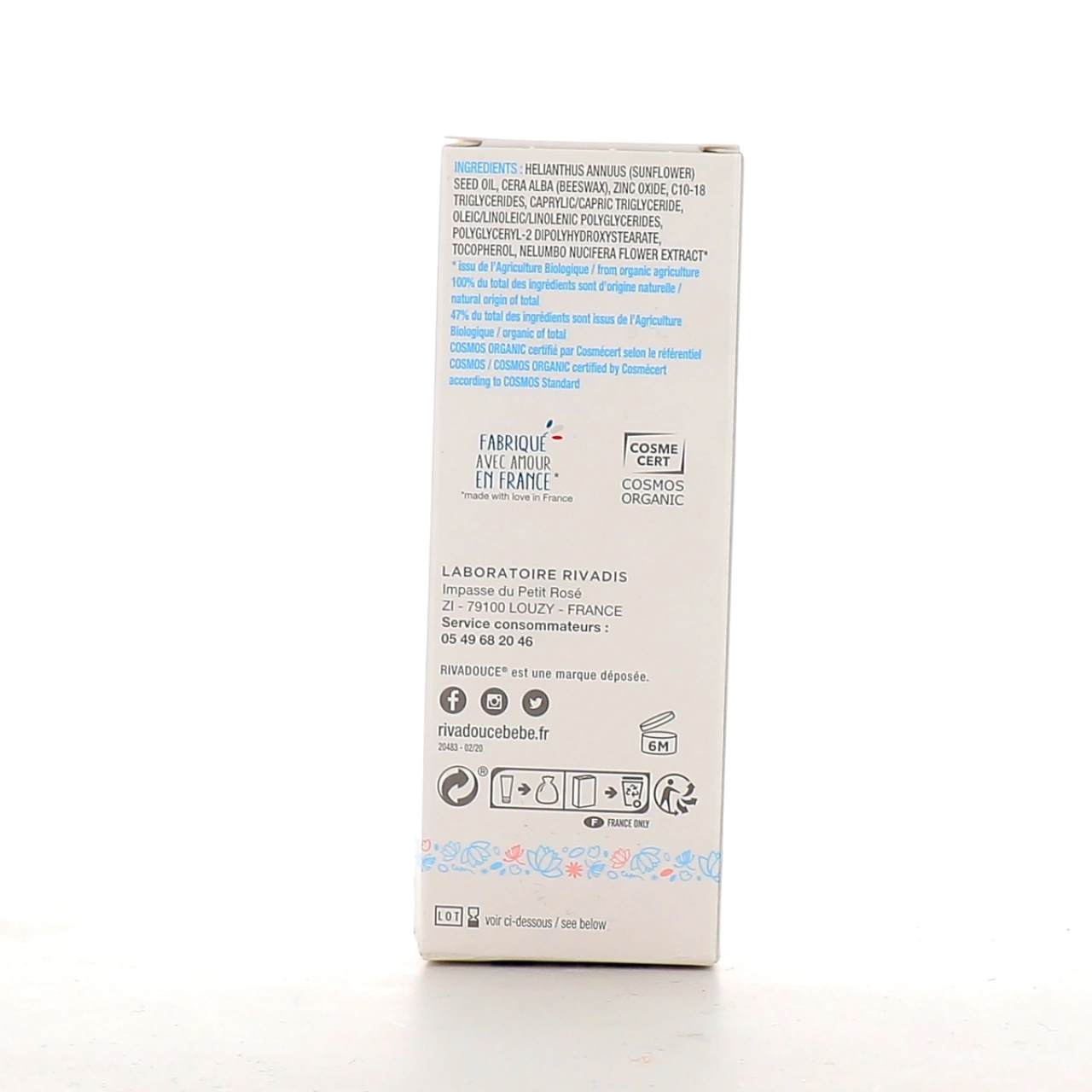 Rivadouce Bébé Bio Crème pour le Change - Vue 4