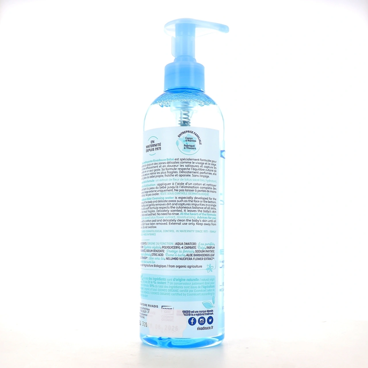 Rivadouce Bébé Bio Eau Nettoyante Micellaire - Vue 4