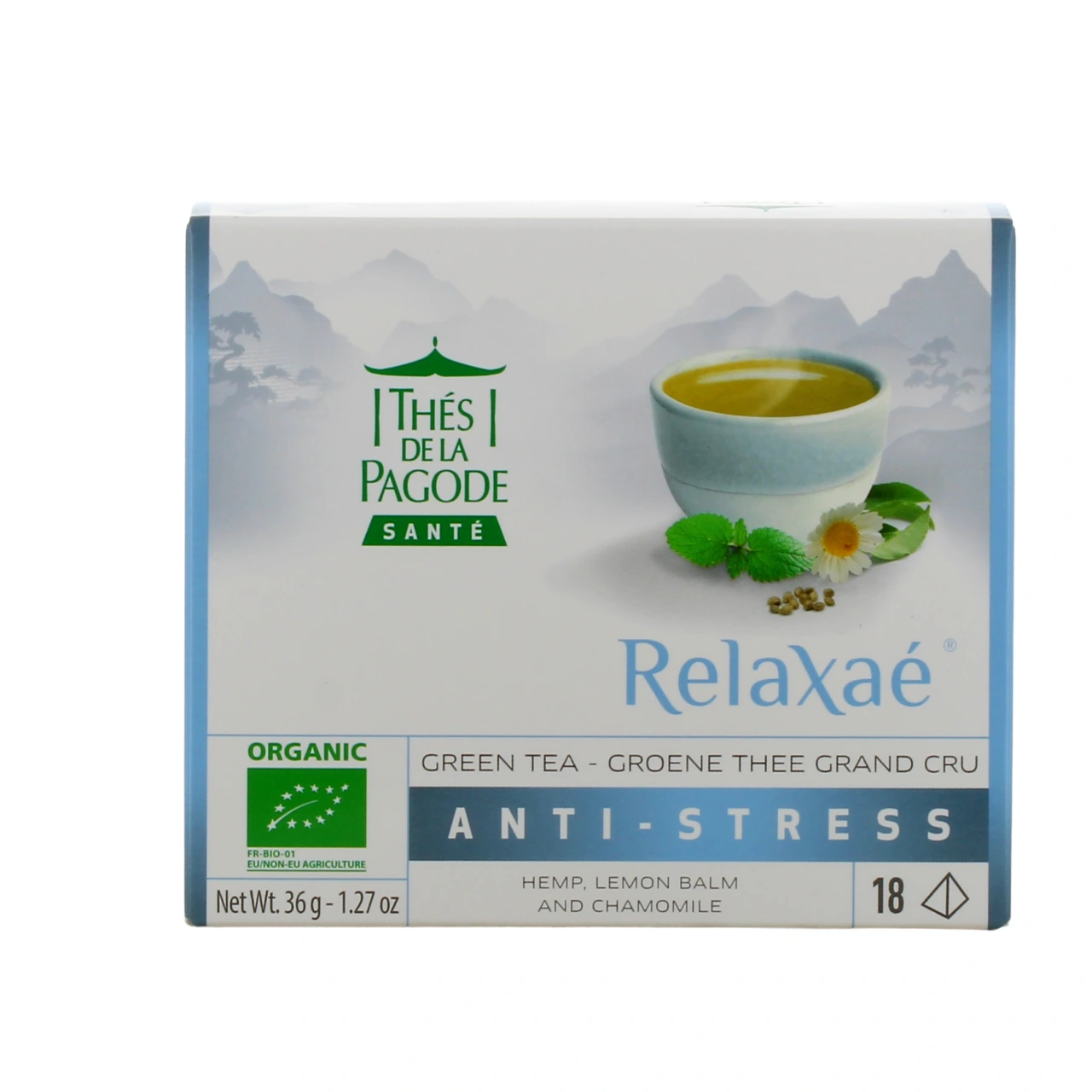 Thés de la Pagode Relaxaé Thé Vert Anti-Stress - Vue 3