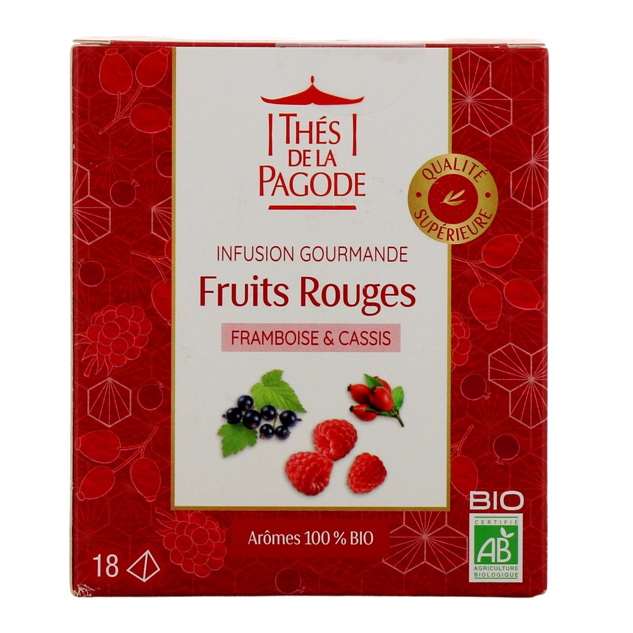 Thés de la Pagode Infusion Gourmande Fruits Rouges Bio - Vue 2