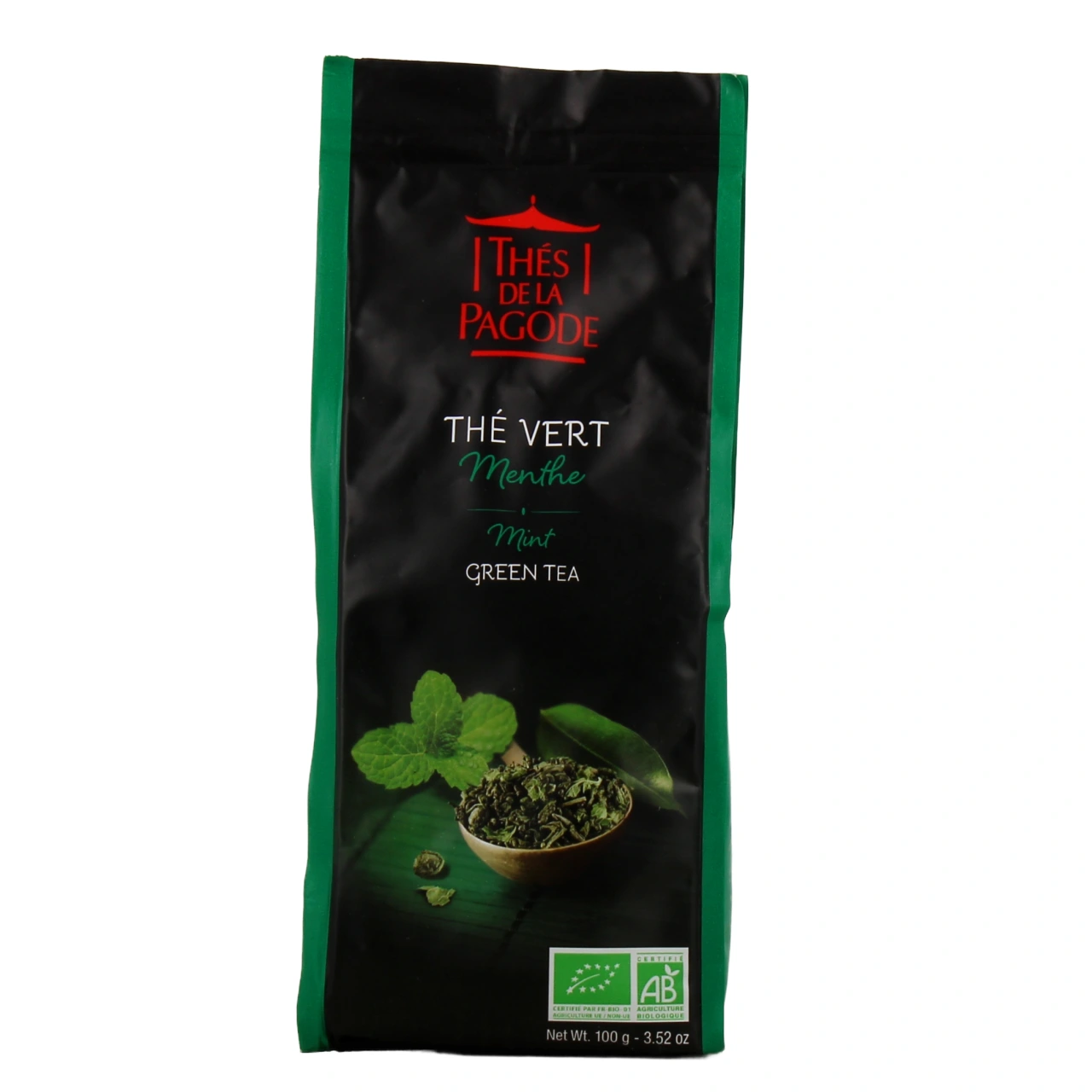 Thés de la Pagode Thé Vert à la Menthe Bio - Vue 8