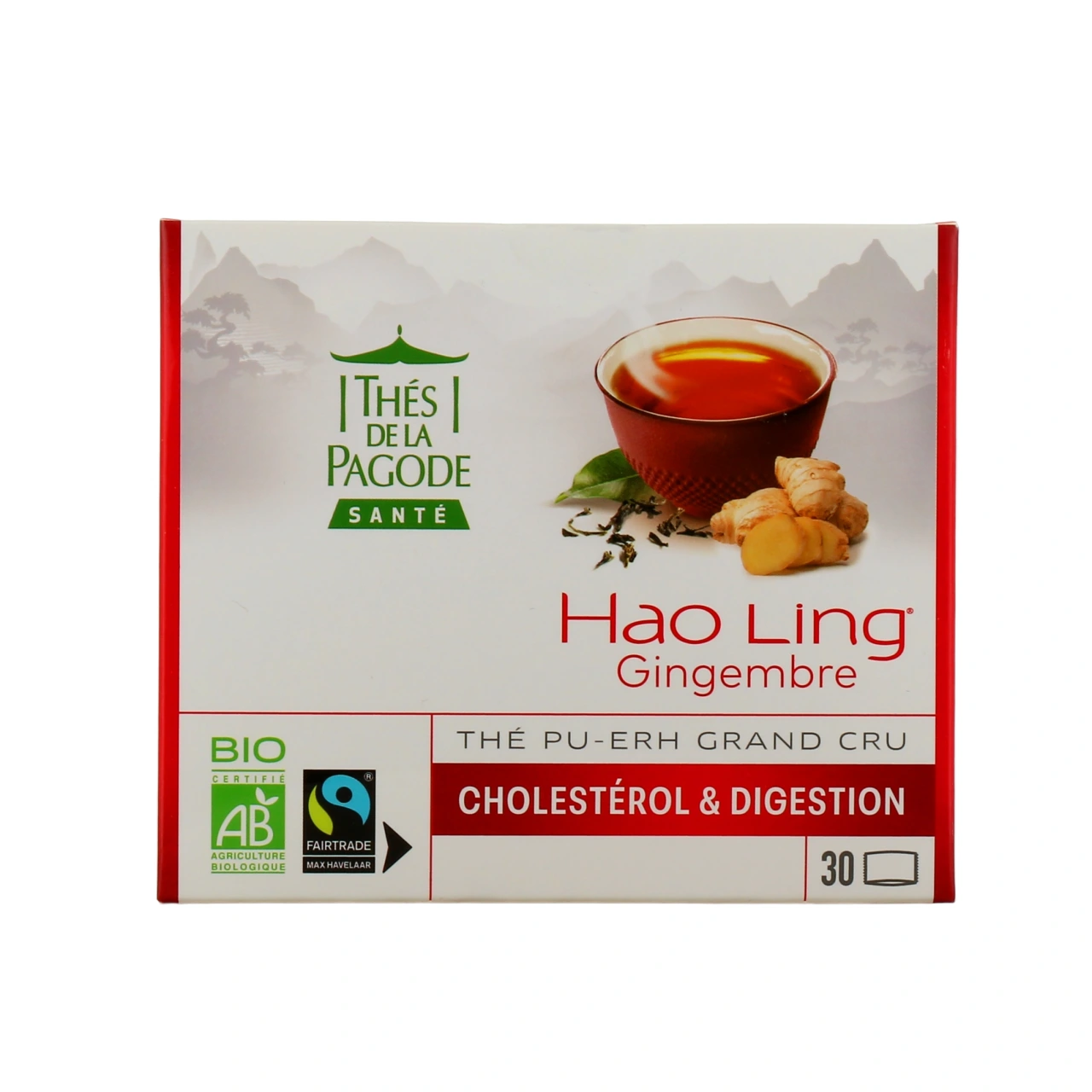Thés de la Pagode Hao Ling Gingembre - Vue 2