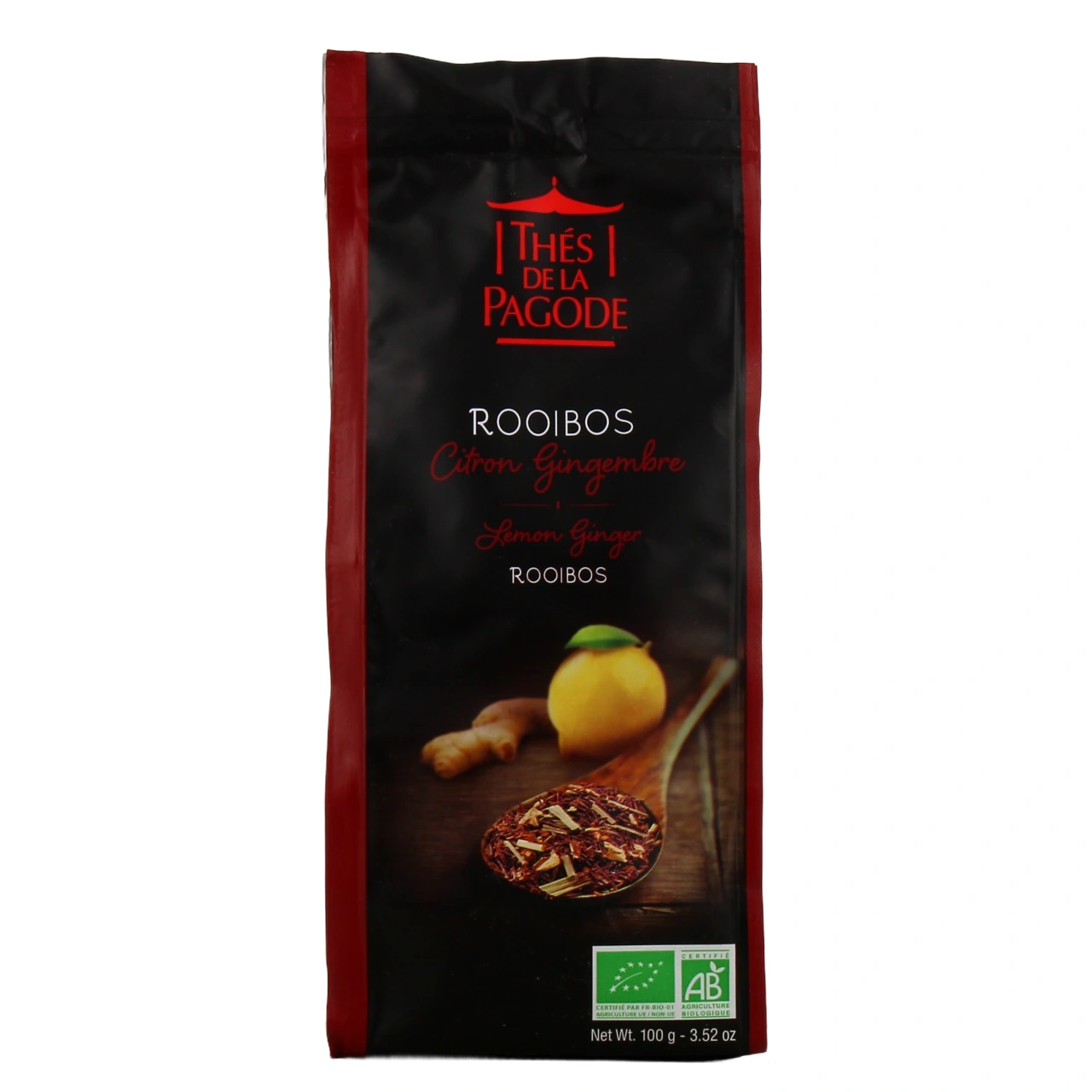 Thés de la Pagode Rooibos Citron Gingembre Bio - Vue 11