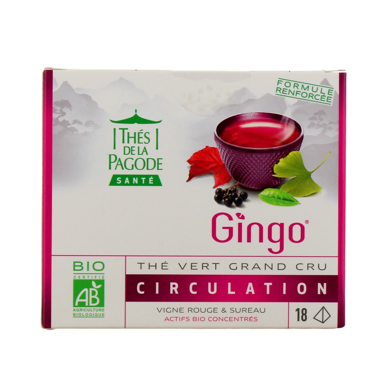 Thés de la Pagode Thé Vert Grand Cru Gingo Circulation - Vue 2