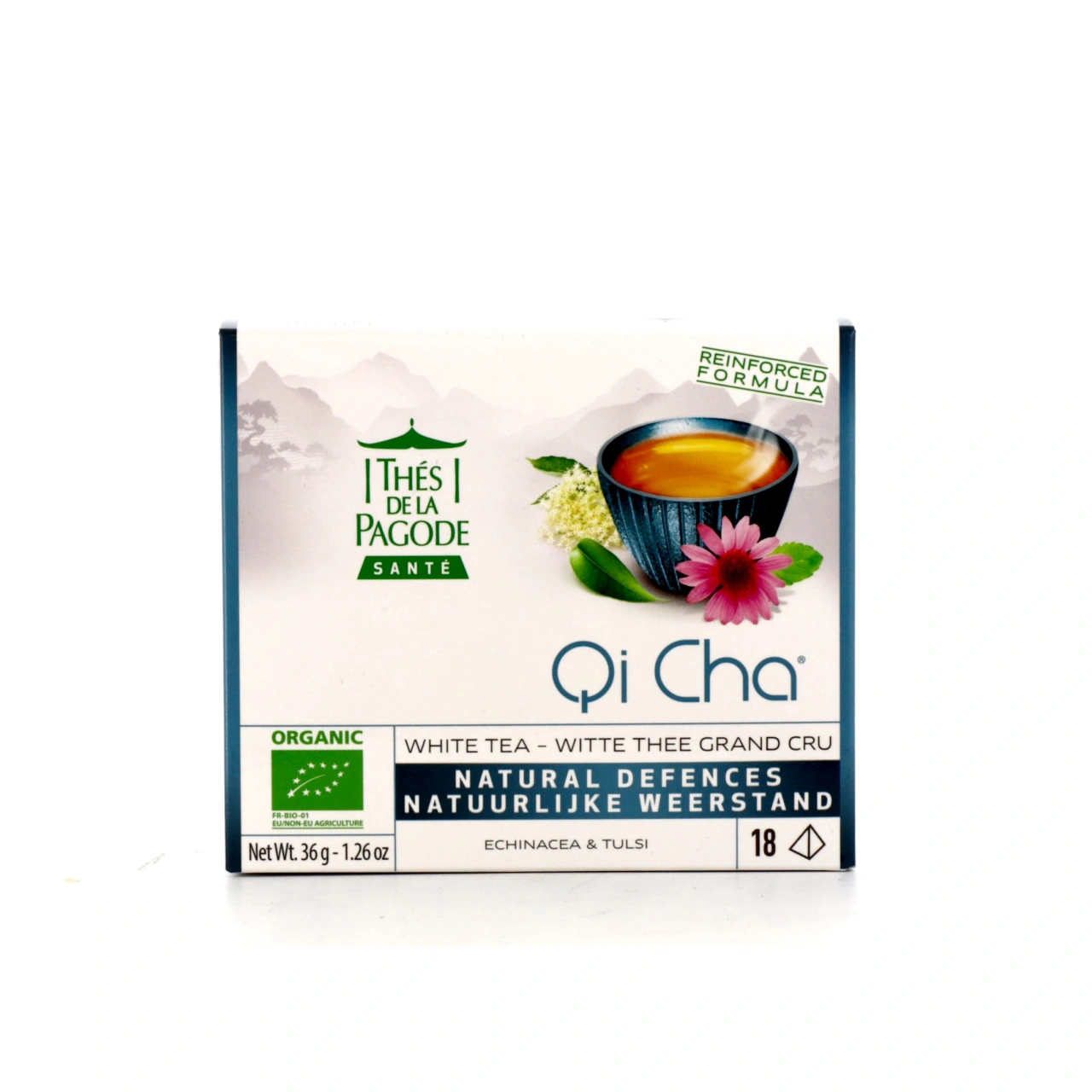 Thés de la Pagode Qi Cha Thé Blanc Grand Cru Défenses Naturelles - Vue 2