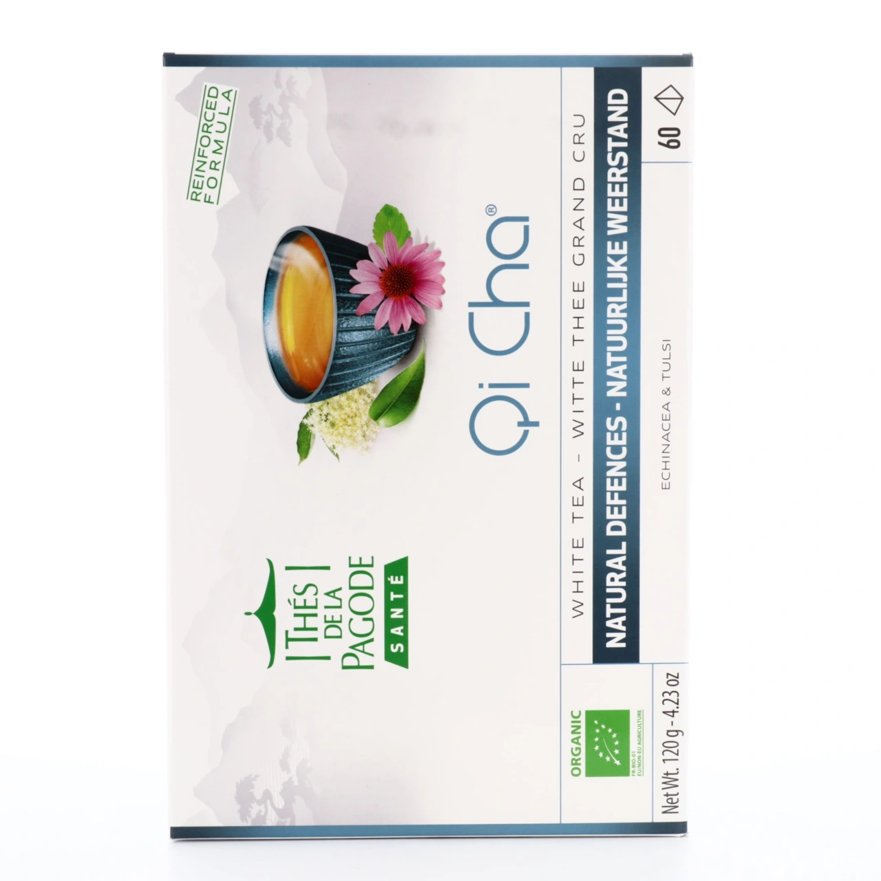 Thés de la Pagode Qi Cha Thé Blanc Grand Cru Défenses Naturelles - Vue 4