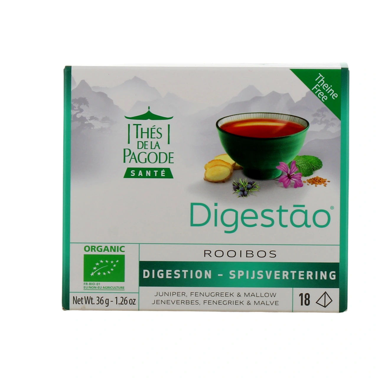Thés de la Pagode Digestao Rooibos Digestion - Vue 3