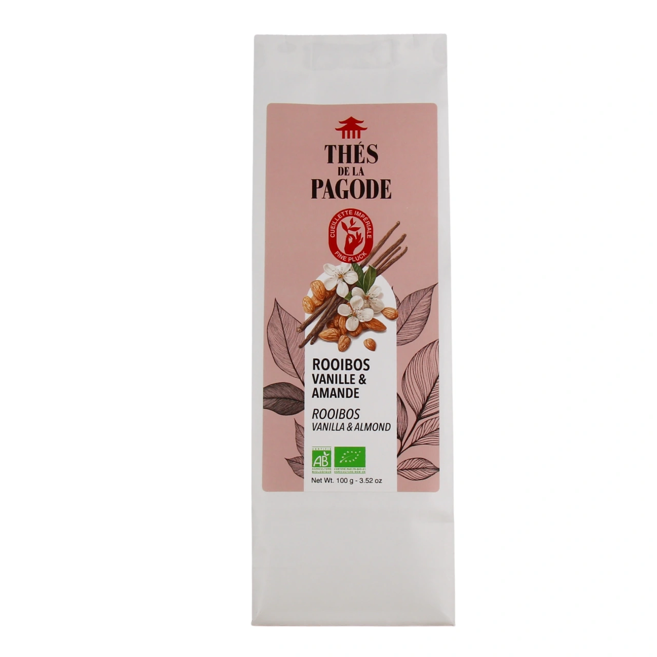 Thés de la Pagode Rooibos Gourmand Vanille Amande Bio - Vue 2