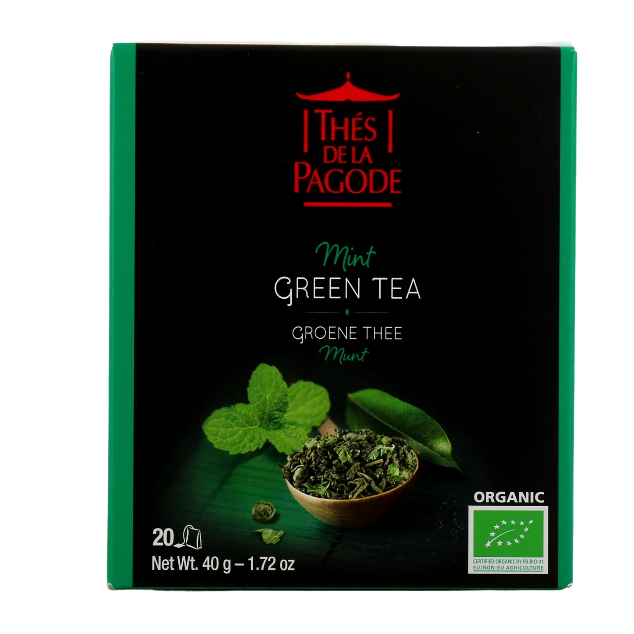 Thés de la Pagode Thé Vert à la Menthe Bio - Vue 6