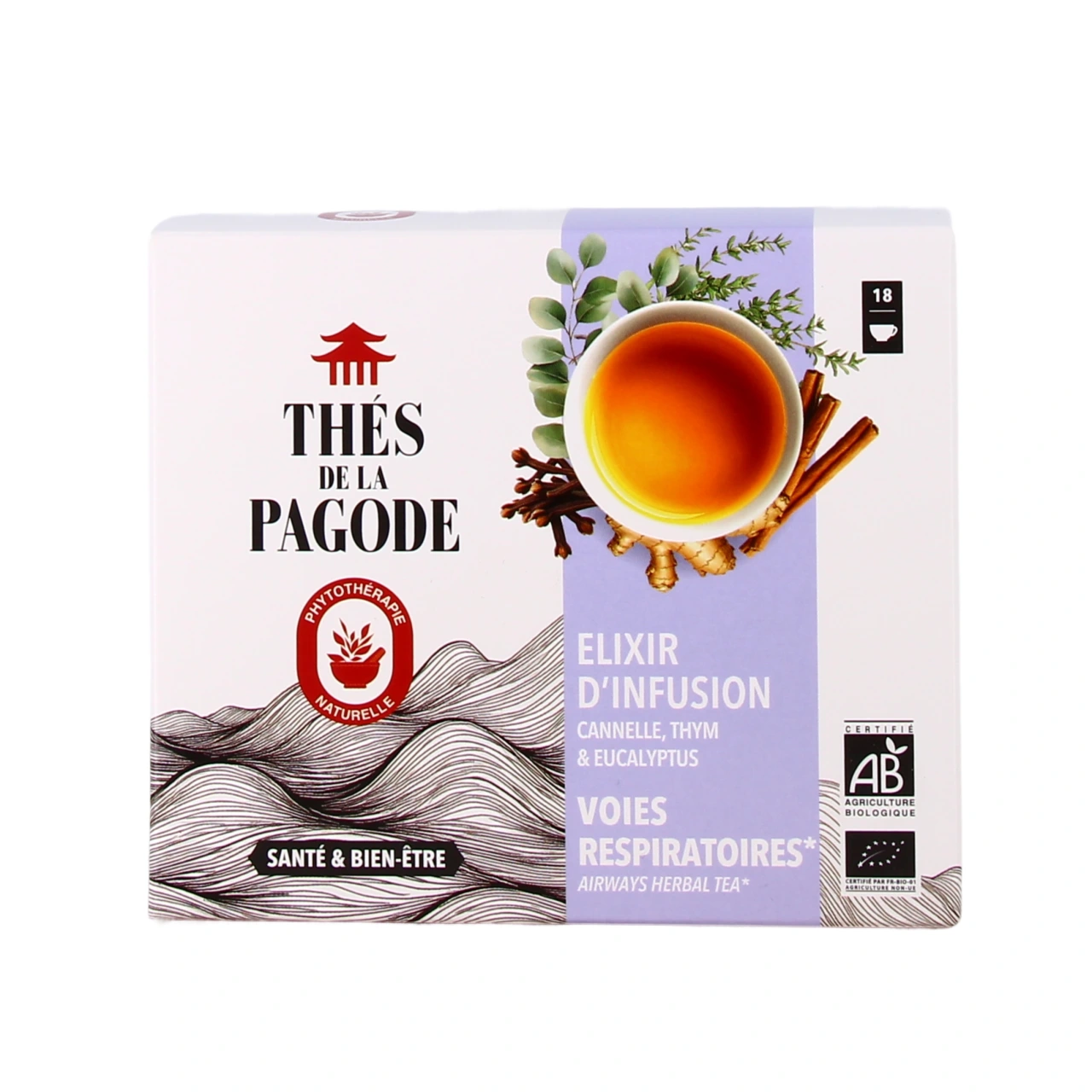 Thés de la Pagode Elixir d'Infusion Voies Respiratoires - Vue 2