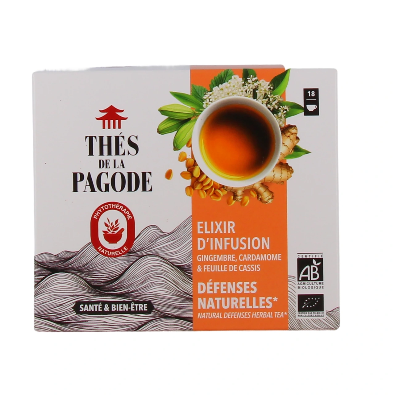 Thés de la Pagode Elixir d'Infusion Défenses Naturelles - Vue 2