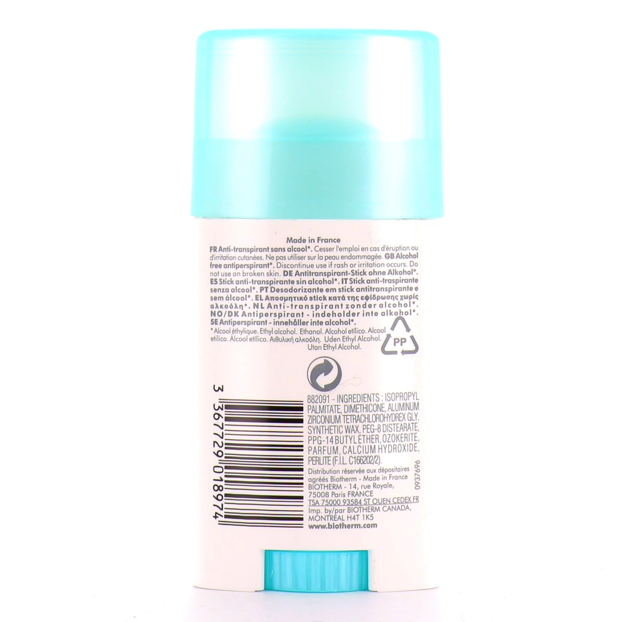 Biotherm Déo Pure Stick Anti-Transpirant - Vue 5