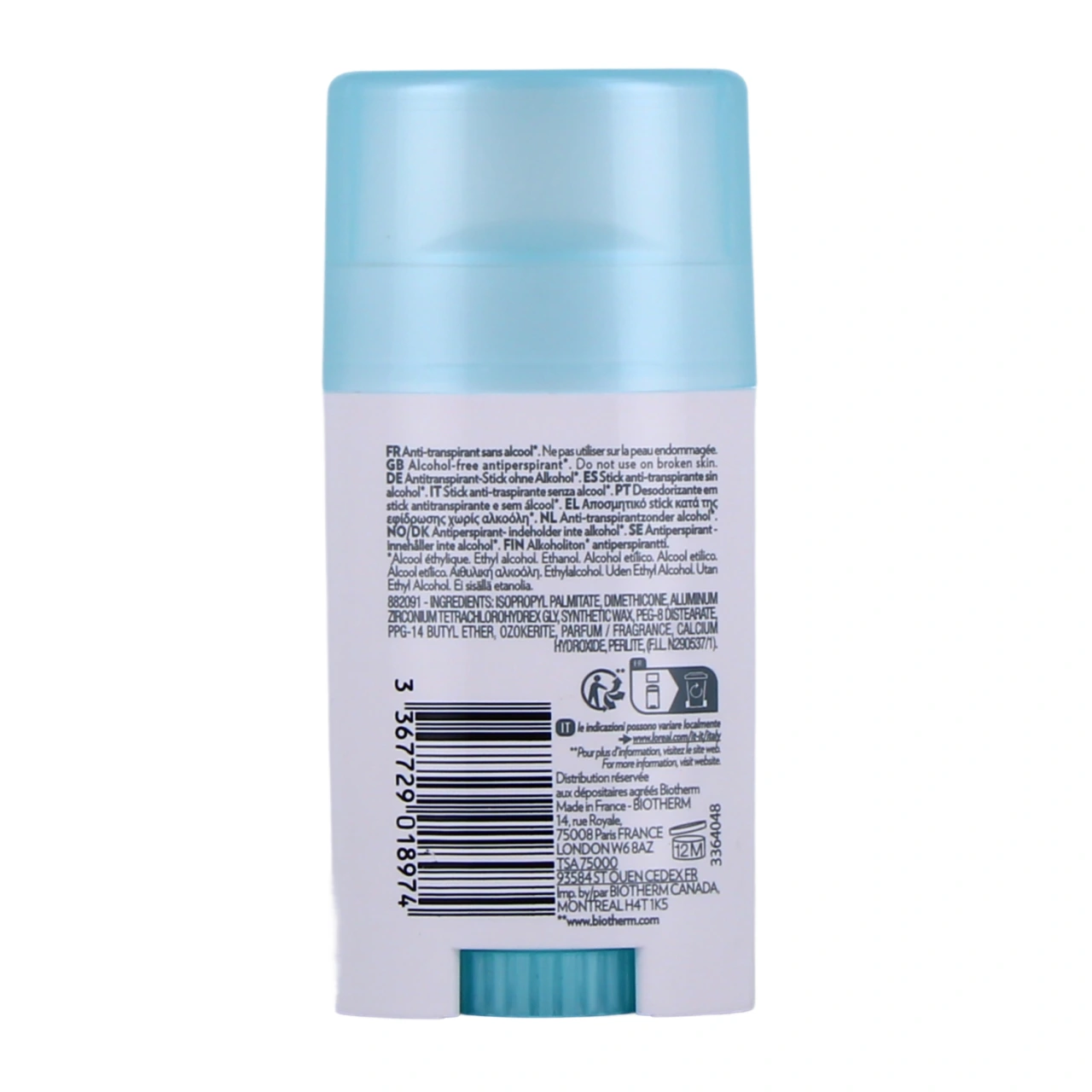 Biotherm Déo Pure Stick Anti-Transpirant - Vue 3