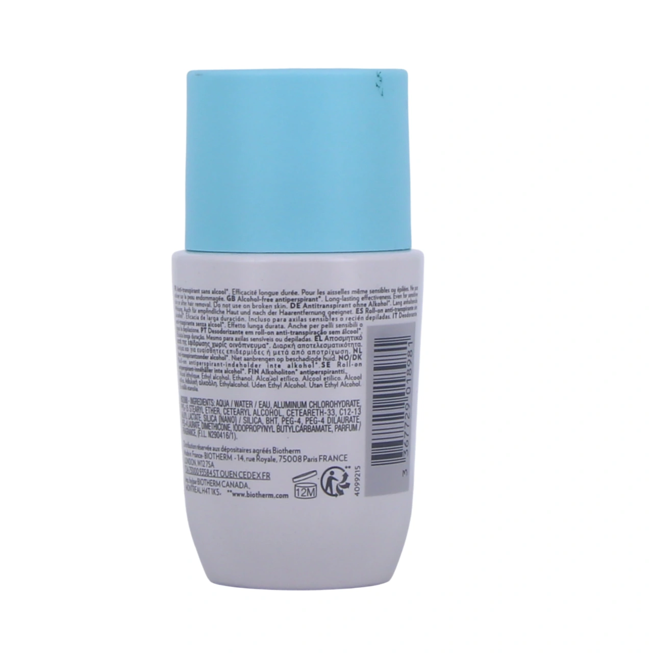 Biotherm Deo Pure Roll-On Anti-Transpirant - Vue 3