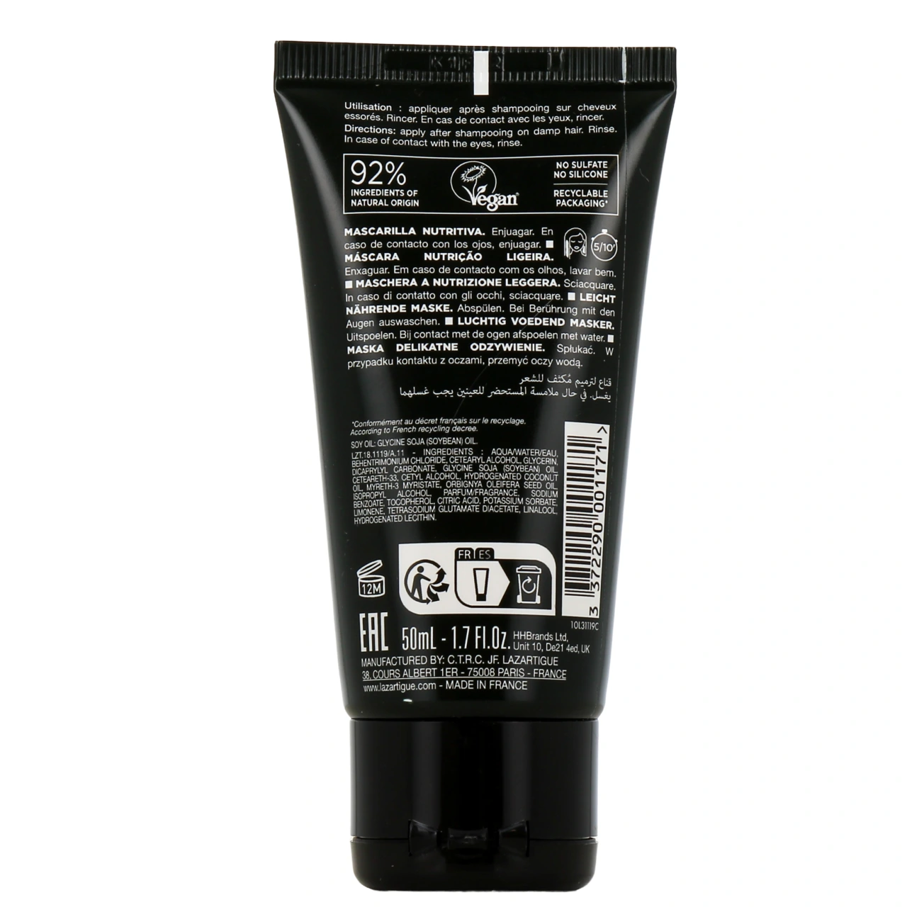 Lazartigue Nourish Light Masque Nutrition Légère - Vue 3