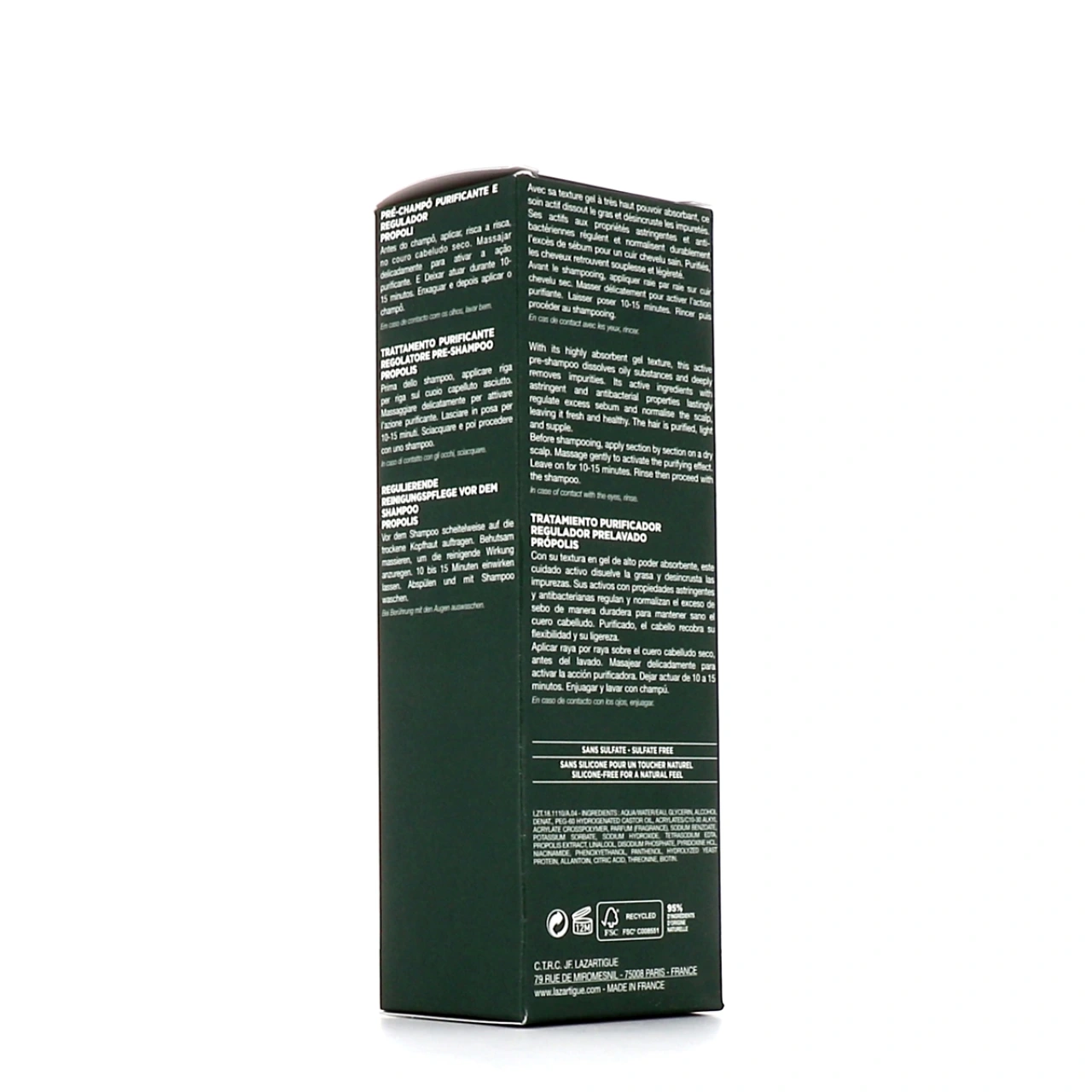 Lazartigue Purify Soin Purifiant Régulateur Pré-Shampooing - Vue 2