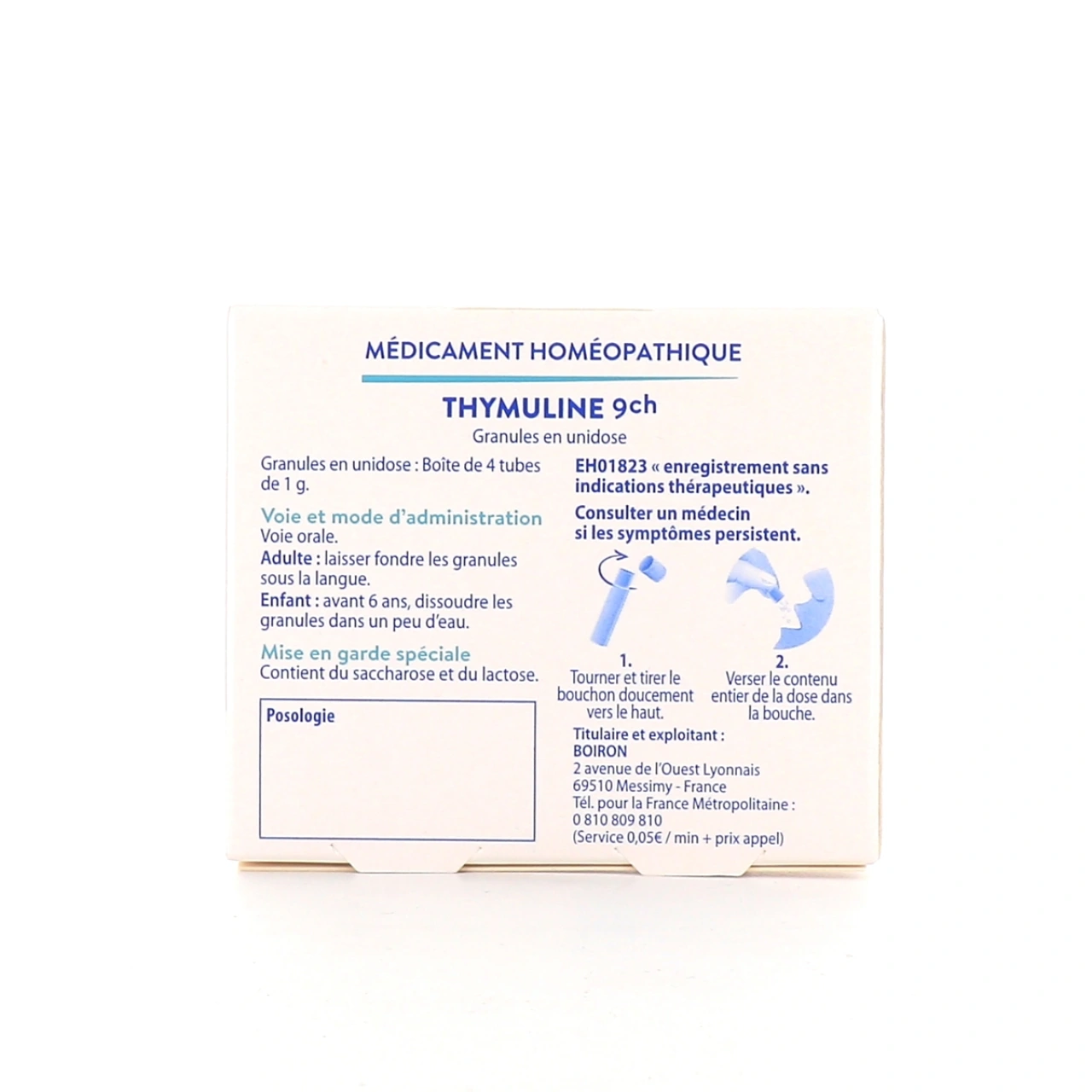 Boiron Thymuline dose - Vue 2