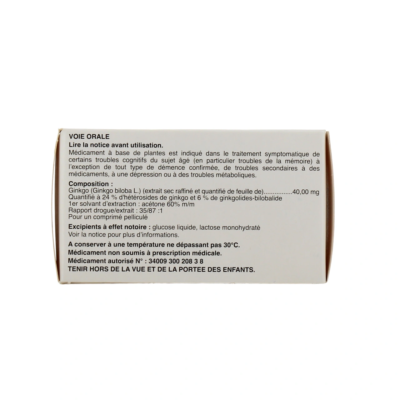 Ginkgo 40mg - Vue 6